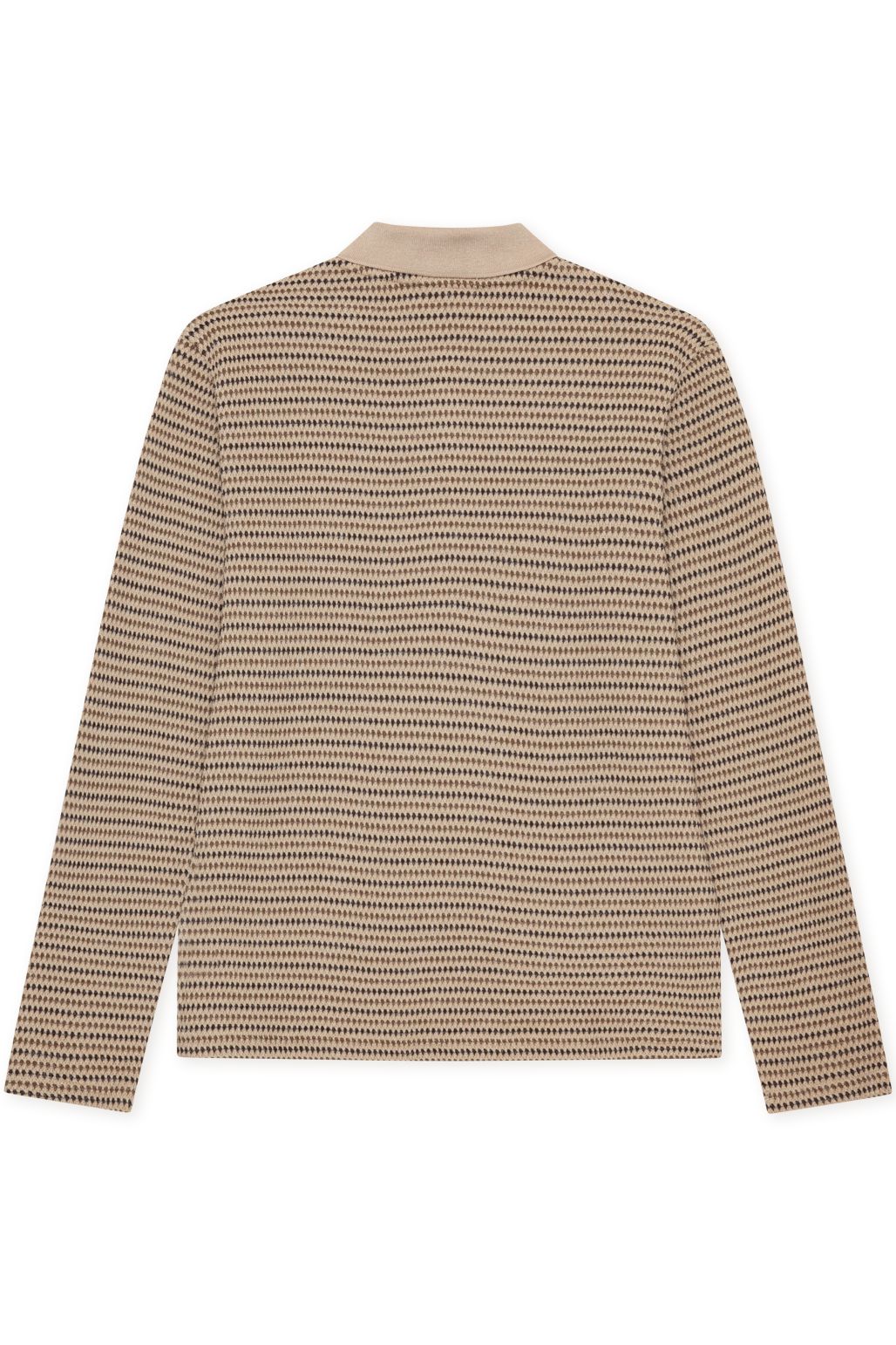 Knitted Stripe Polo