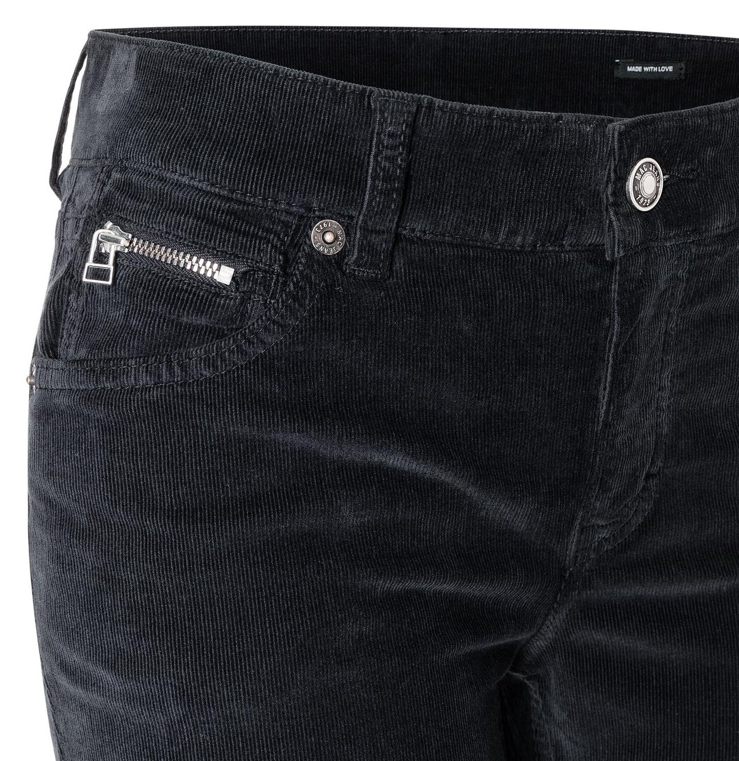 Slim cord jeans dark blue