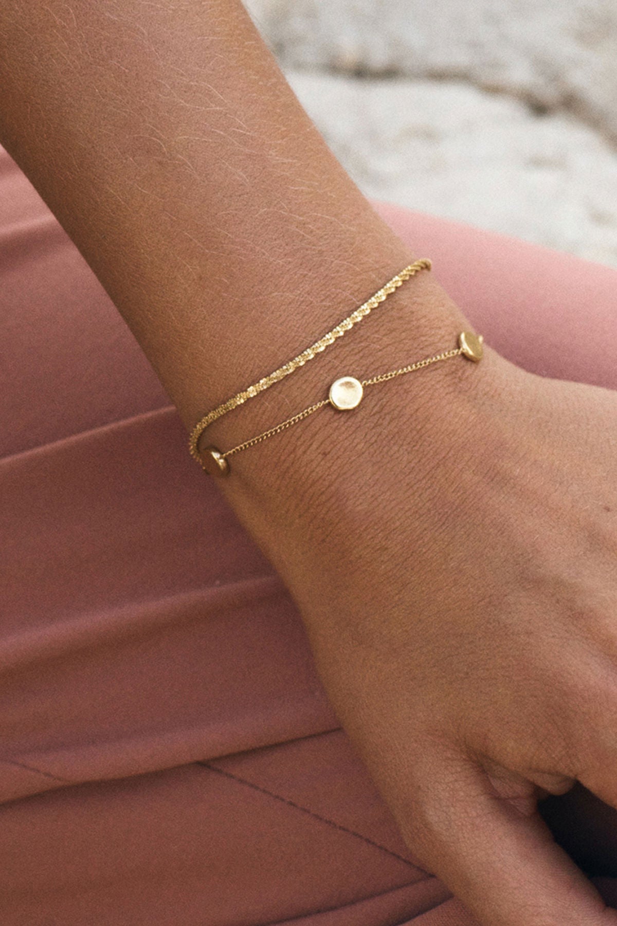 Tinsel Thin Bracelet Gold