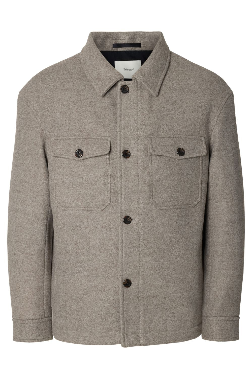 MITCH WOOL BLEND SHACKET