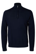 Slmtray Ls Knit Merino Half Zip Noos