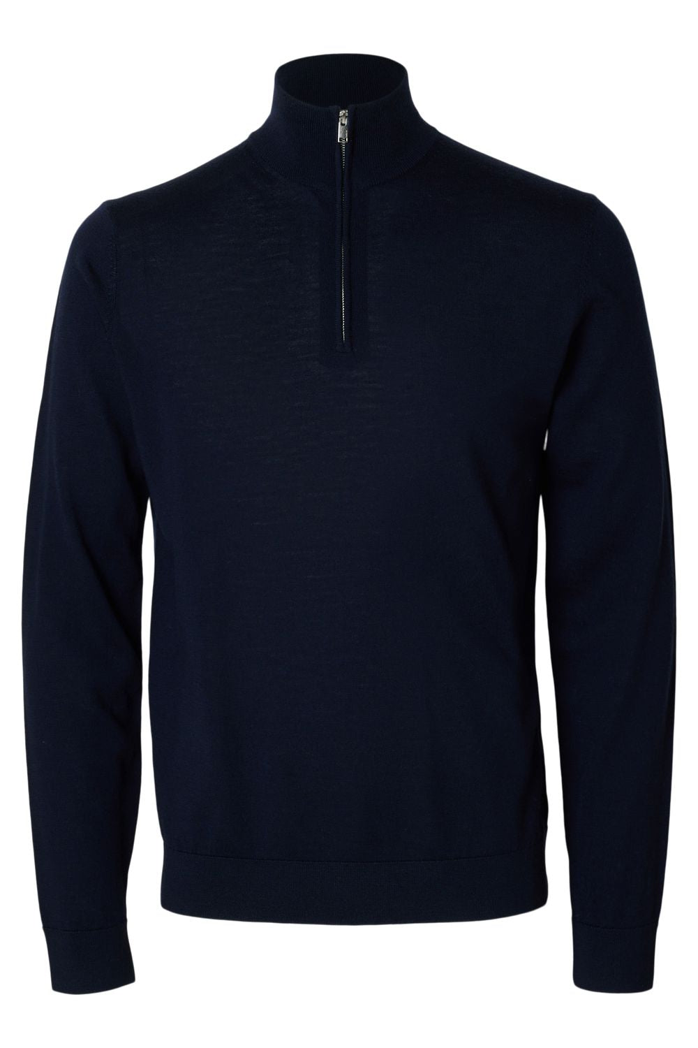 Slmtray Ls Knit Merino Half Zip Noos