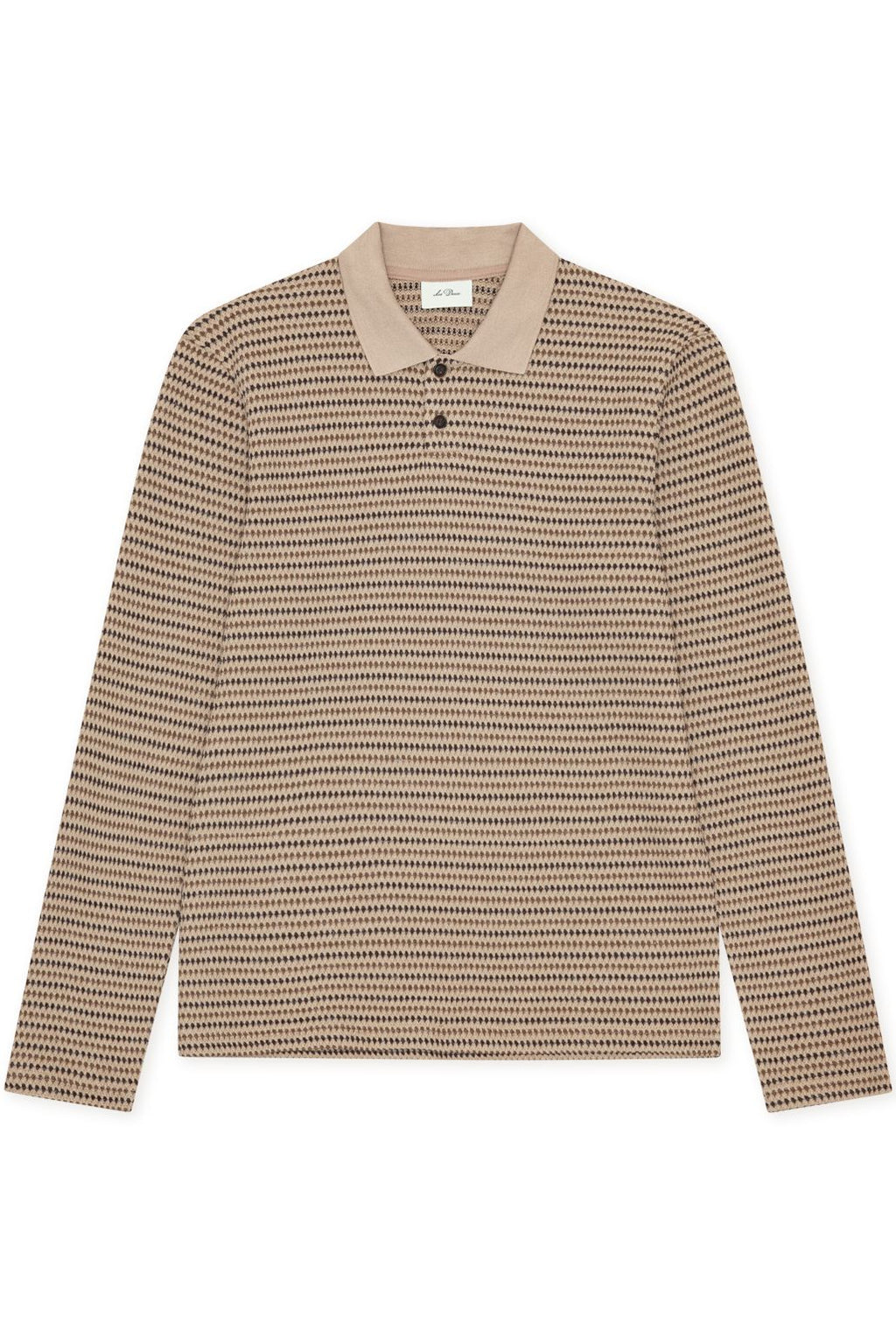 Knitted Stripe Polo