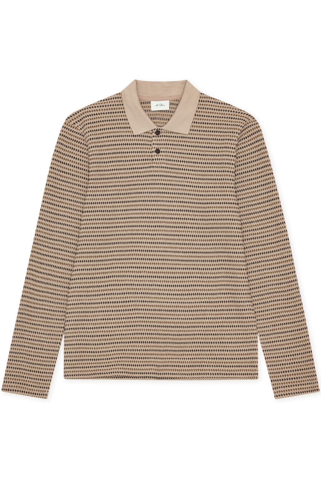 Knitted Stripe Polo