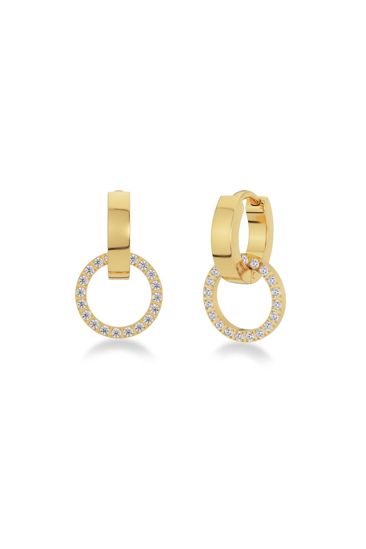 Eternal Orbit Earrings Gold