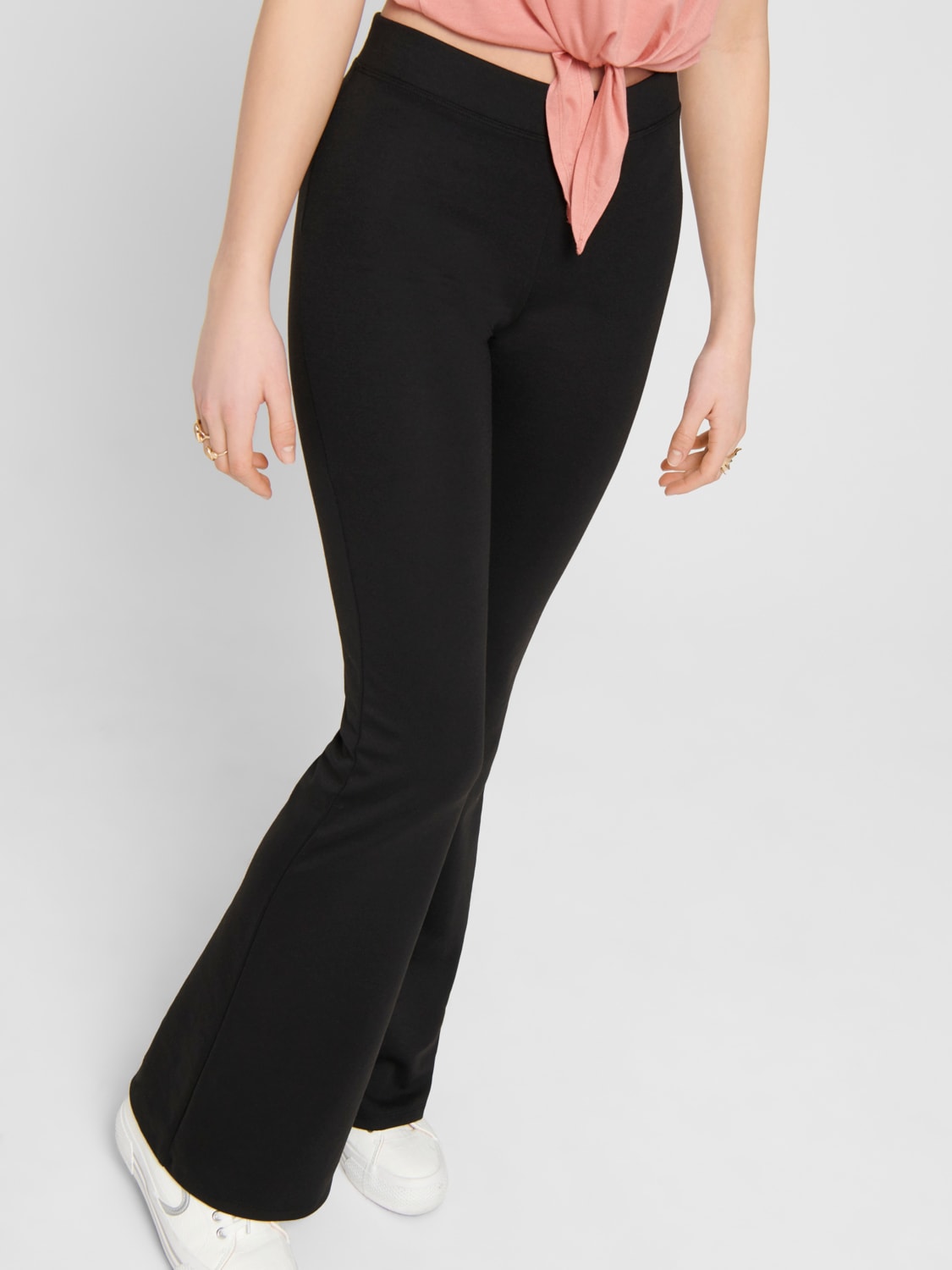 Fever strech flared pants black