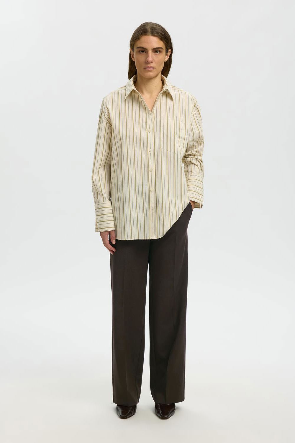 Slwrita Mw Wide Pant Mel Noos