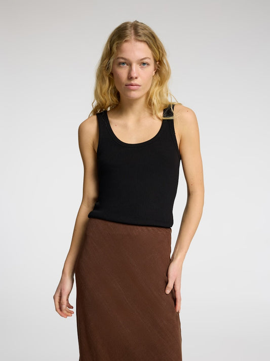 Slf Anna Tank top u-neck black