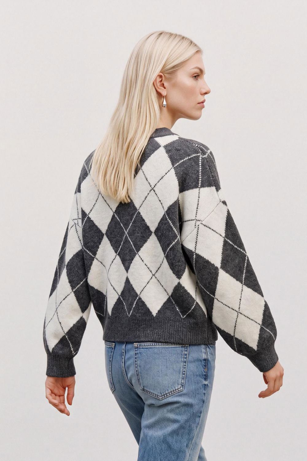 Vmdoffy Jaquard Ls O-Nck Pullover Noos
