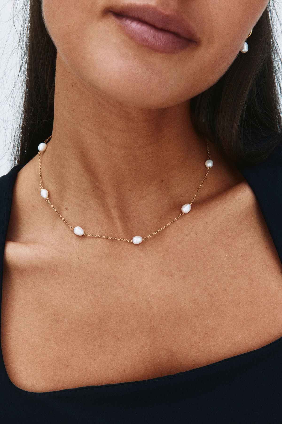 Perla Necklace Multi Gold