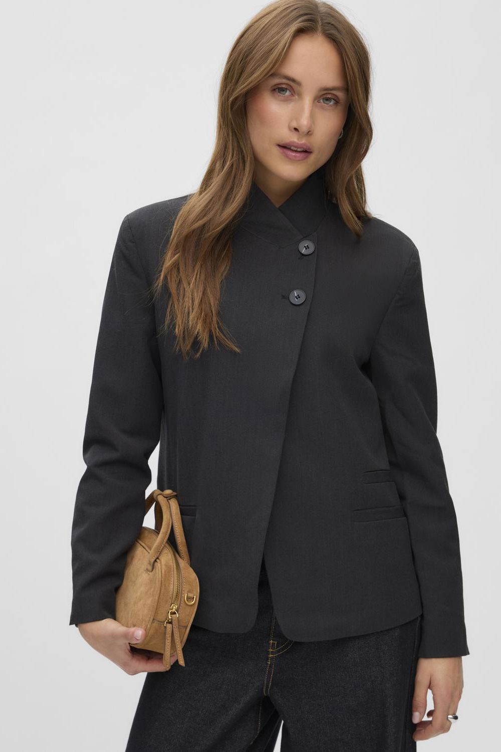 Vmdina Ls High Neck Blazer Lcs