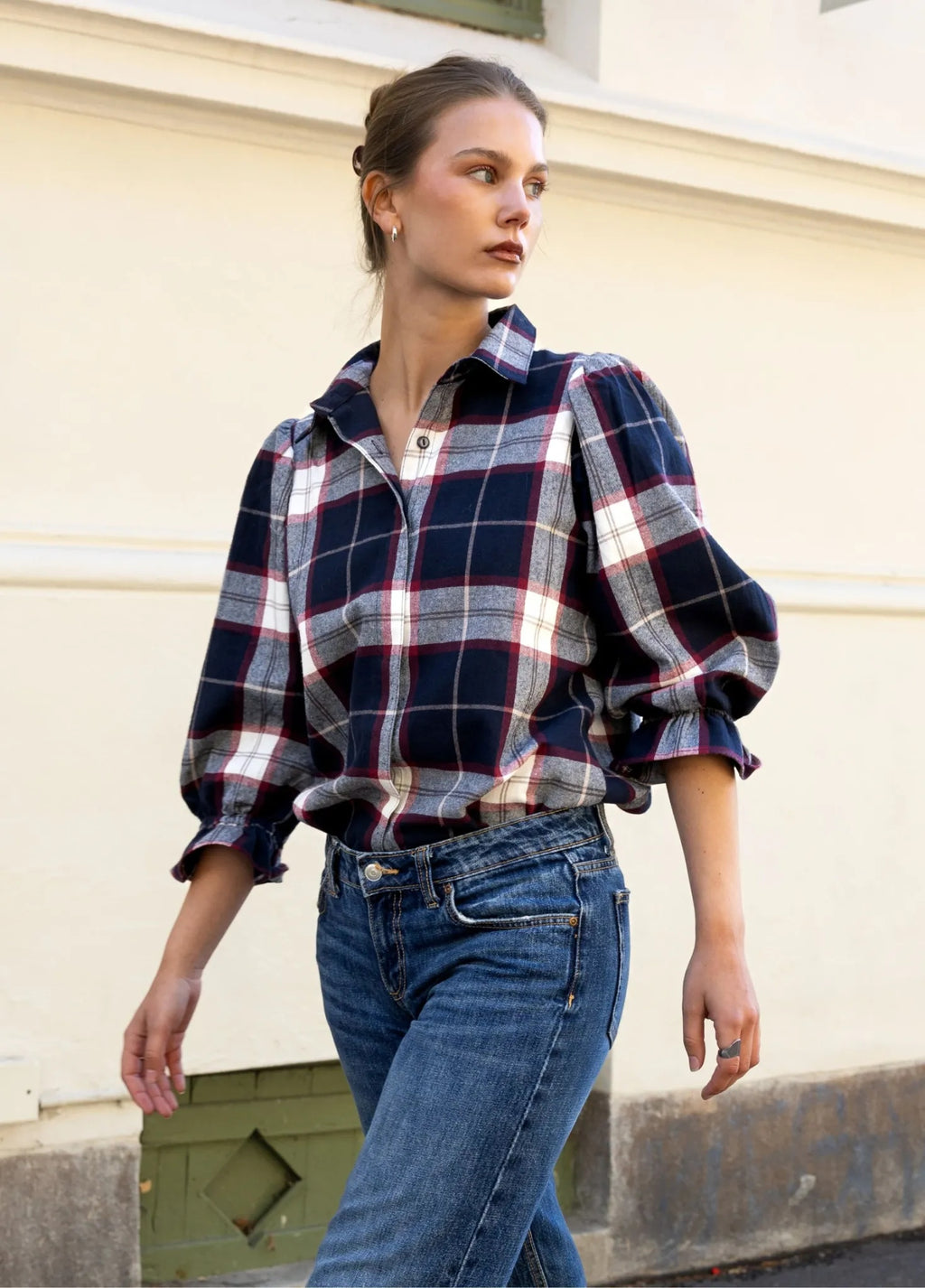 Amy Shirt Nordic Plaid