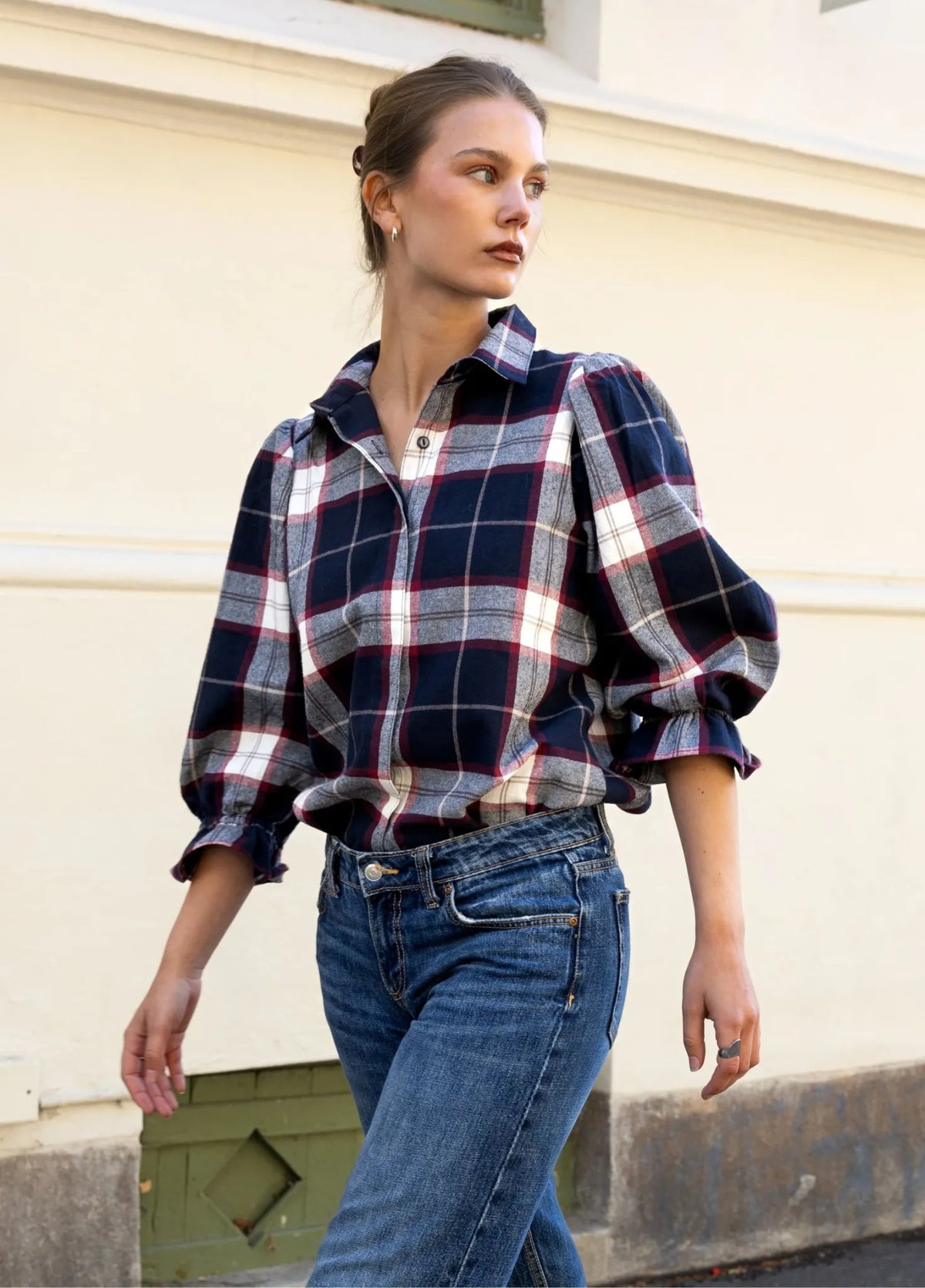 Amy Shirt Nordic Plaid