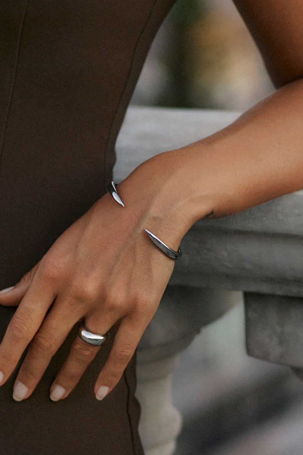 Crest Bangle Steel