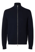 Slmdane Ls Knit Reg Struc Full Zip Noos