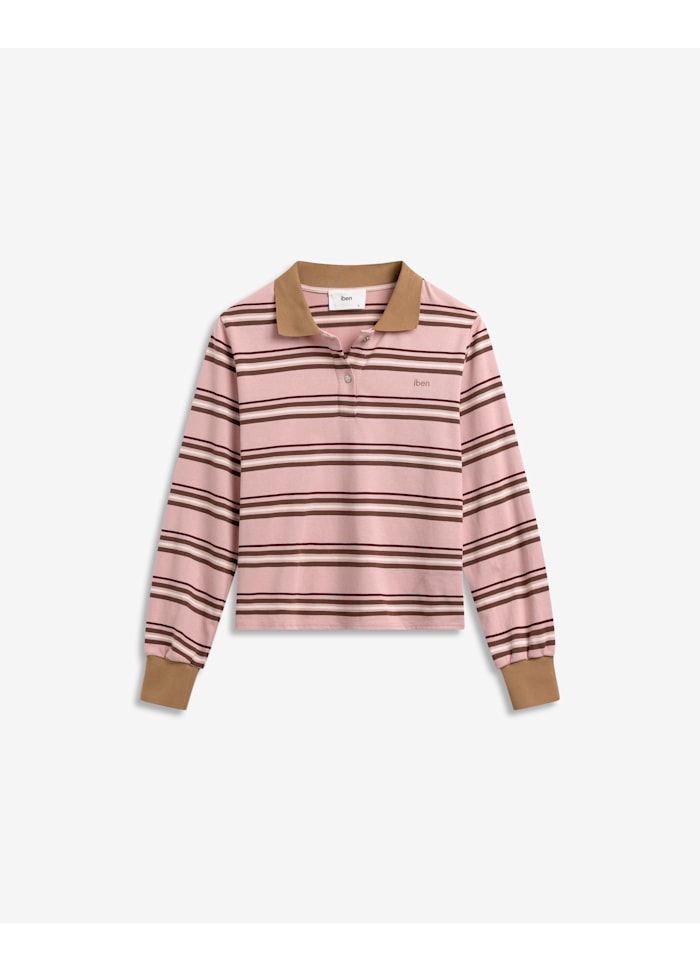 Grit Piqe Sweater - Blush Stripe