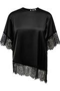 Onlindona 2/4 Satin Lace Top Wvn