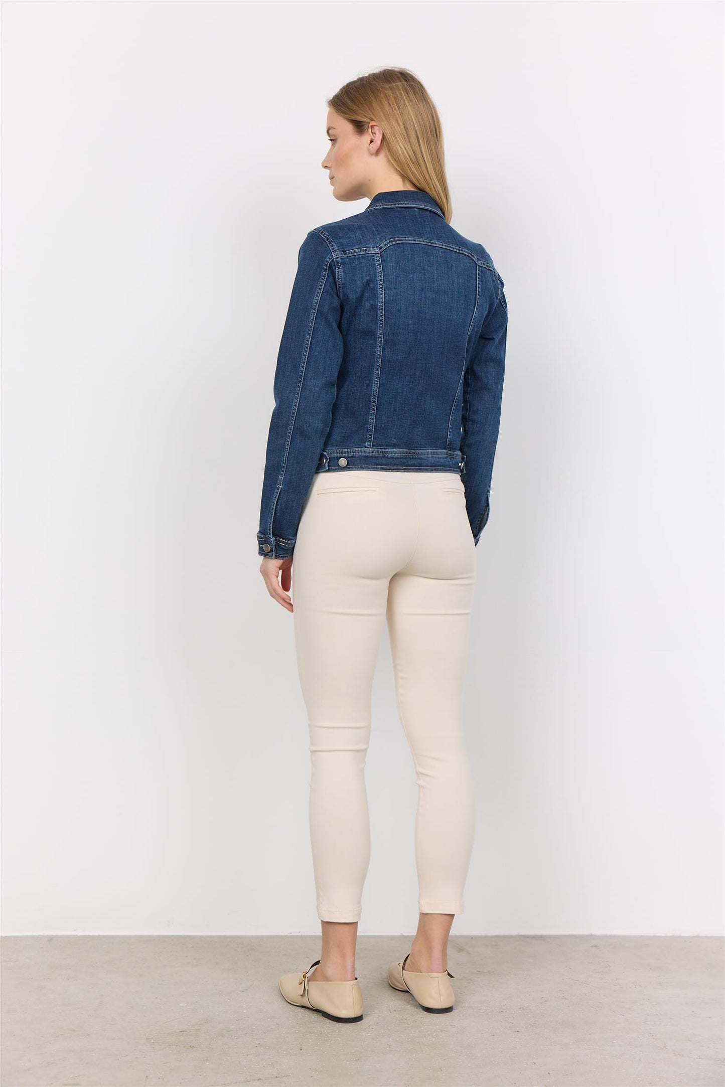 SC-Kimberly 3 jeans jakke mellomblå