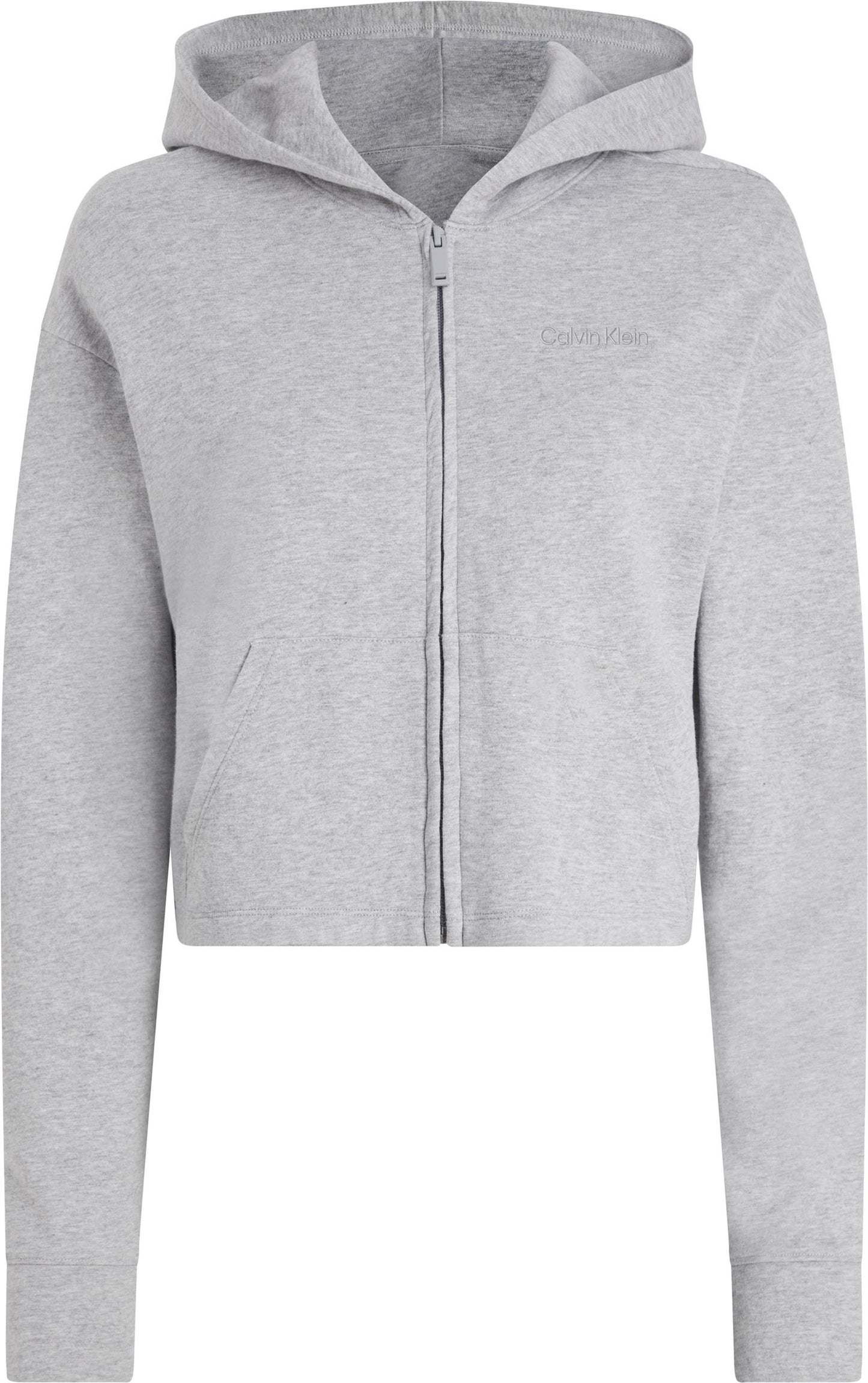 Full Zip Hoodie Light Grey