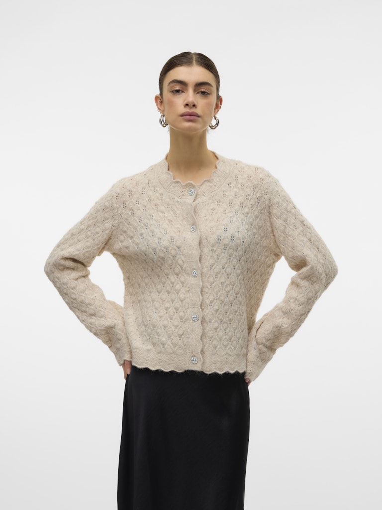 VMPURDIE LS- O-NECK KNIT CARDIGAN