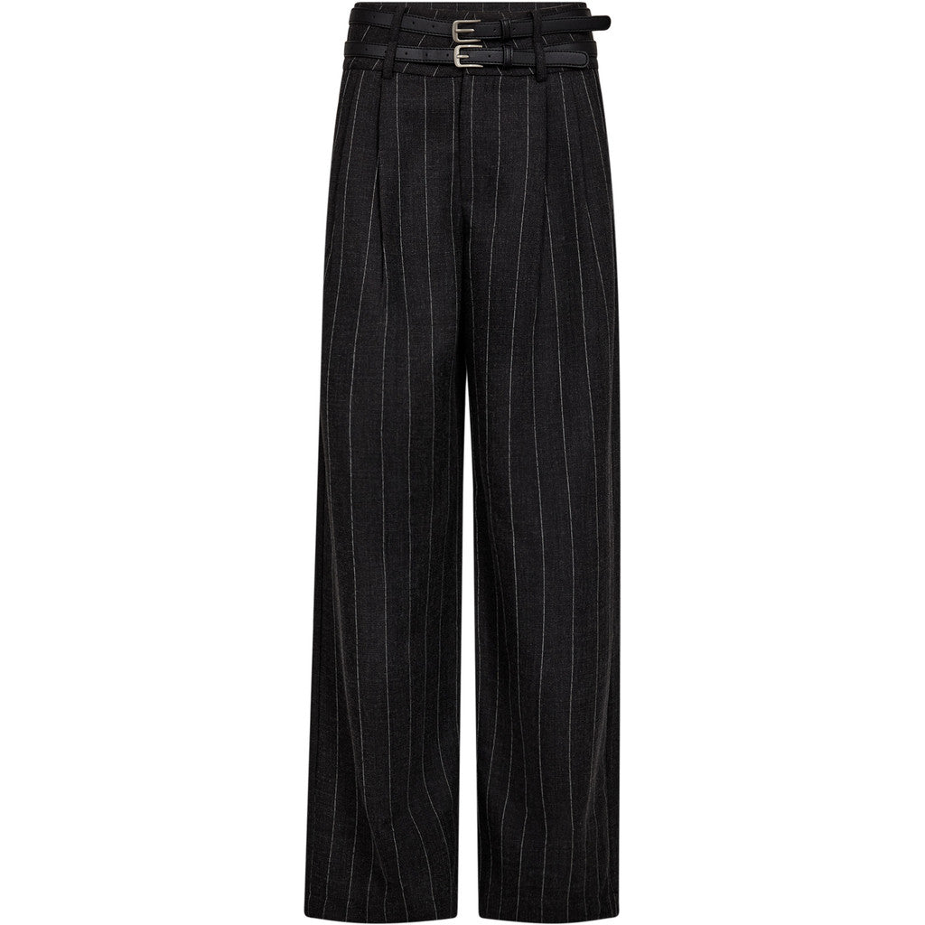 Ivanna Belt Pant - dark grey