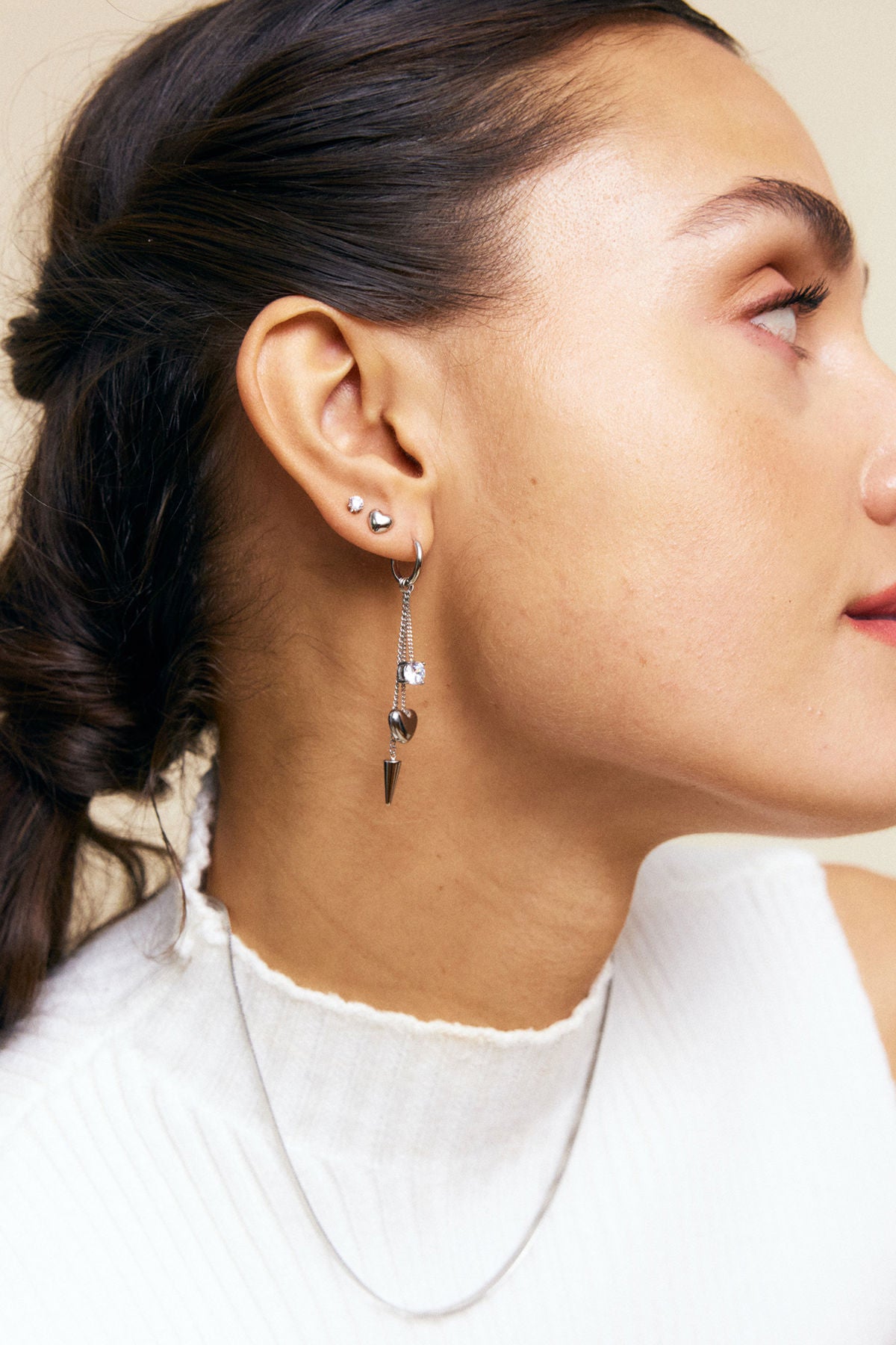 Peak Hoops Multi Heart Steel