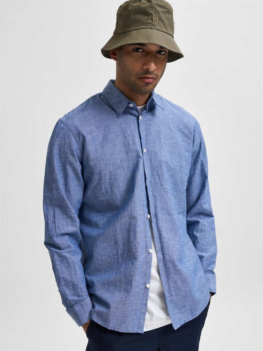 SLH Slim New Linen Shirt LS