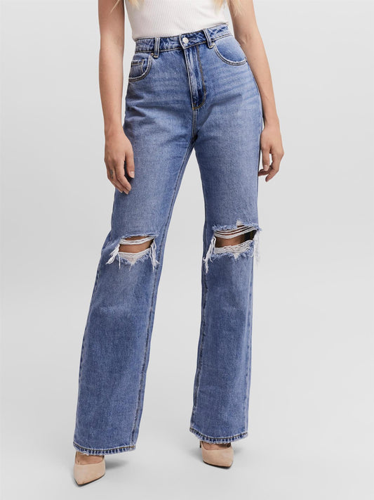 Kitty high waist straight jeans