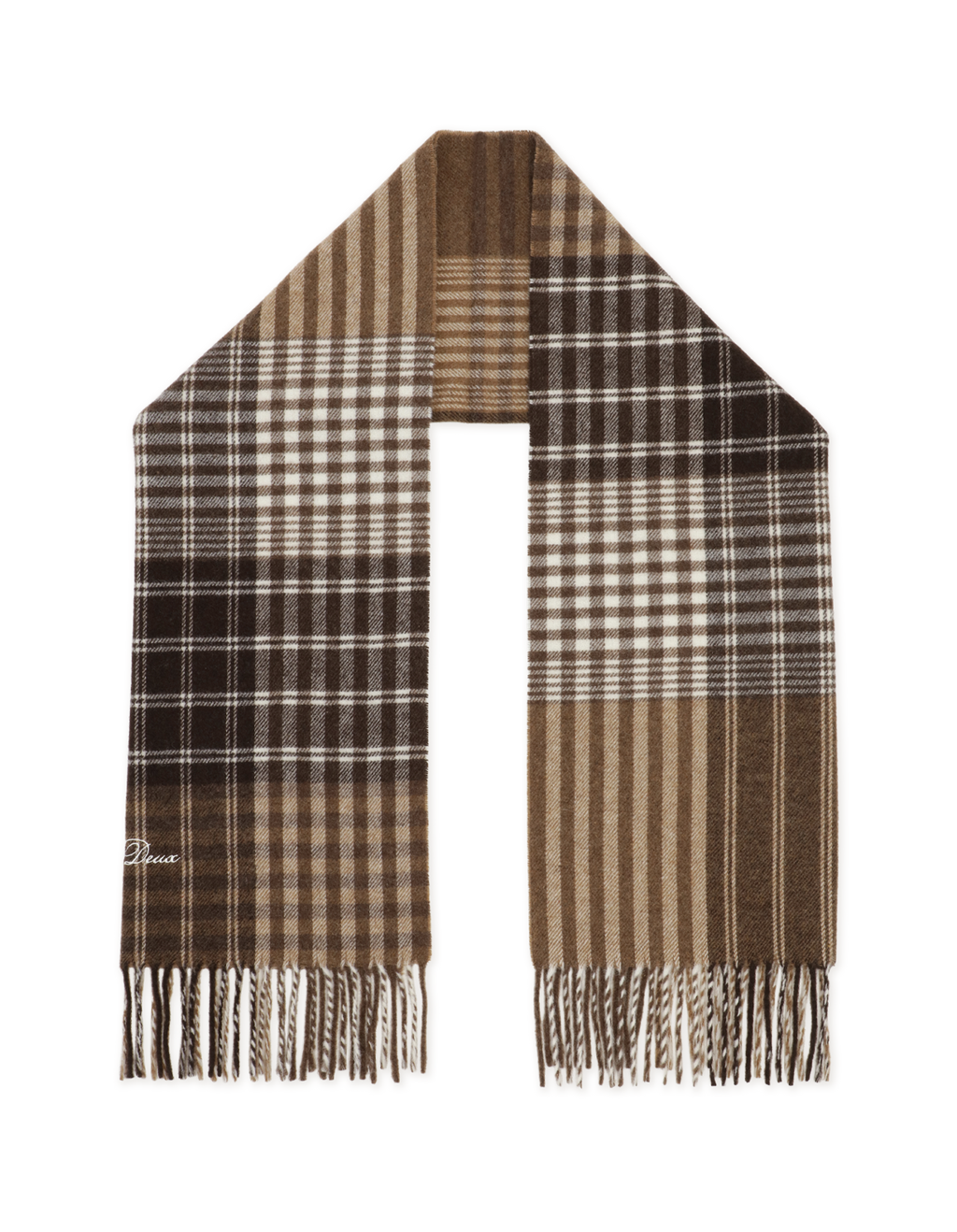 Signature Patchwork Check Scarf