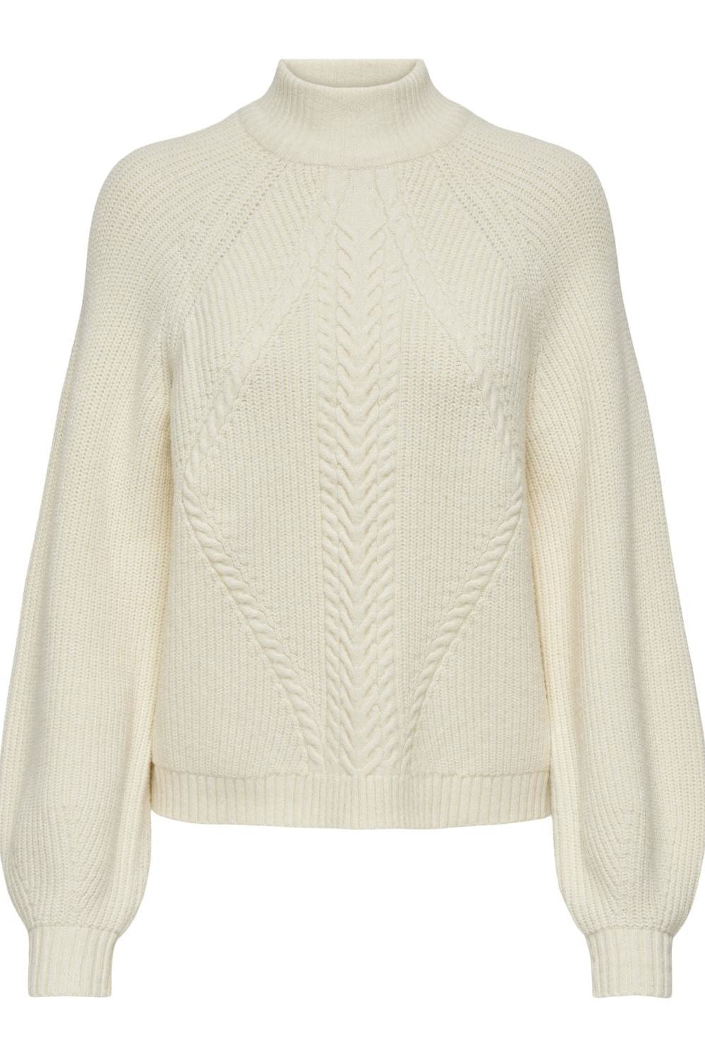 Onlkatia Ls Detail Highneck Noos Knt