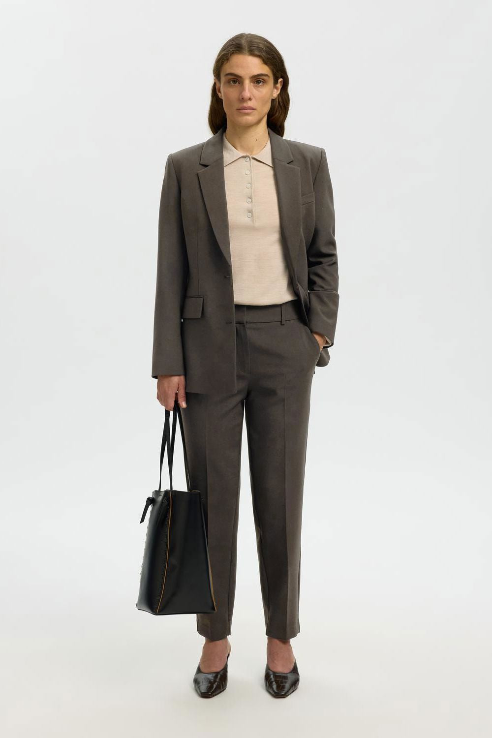 Slwrita Ls Classic Blazer Mel Noos