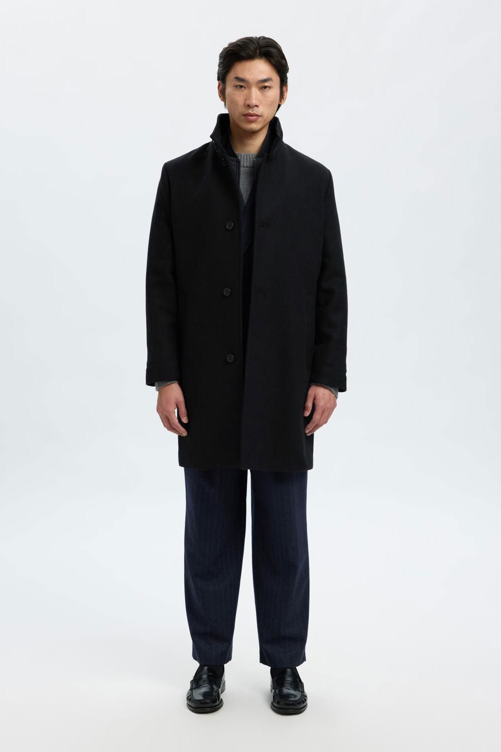 Slmrainar Wool Blend Coat Noos
