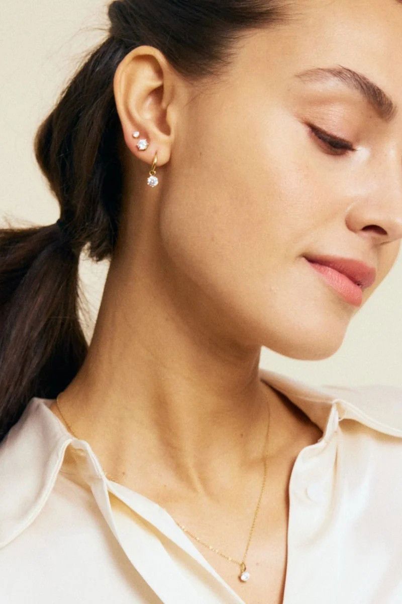 Crown Studs Gold