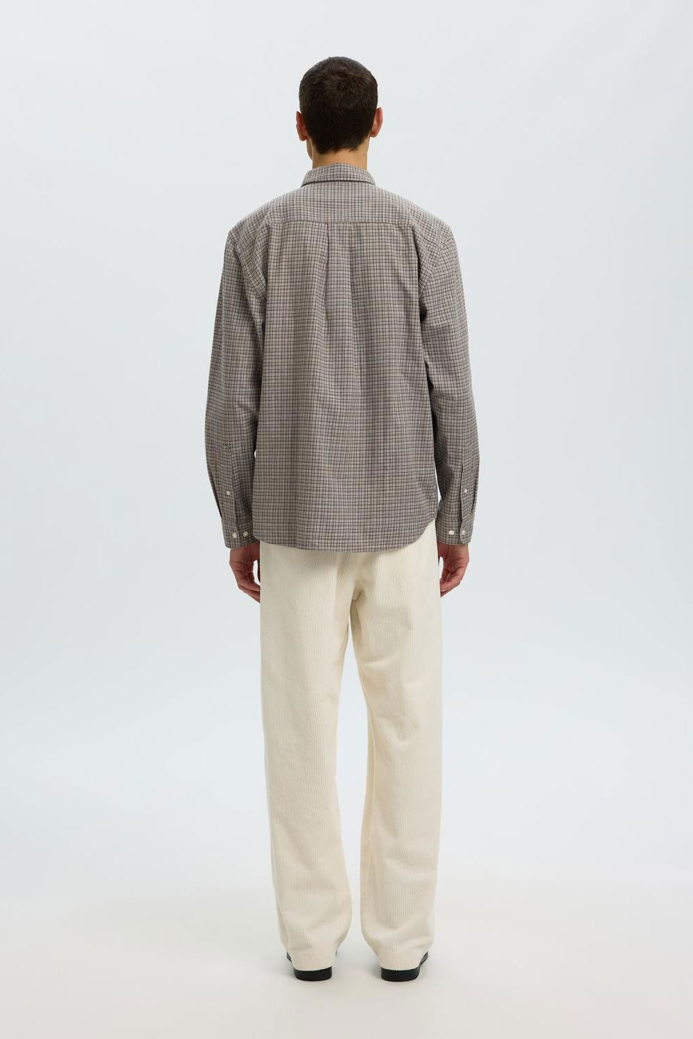 Slmcole-Jay Reg Melange Ls Shirt Noos