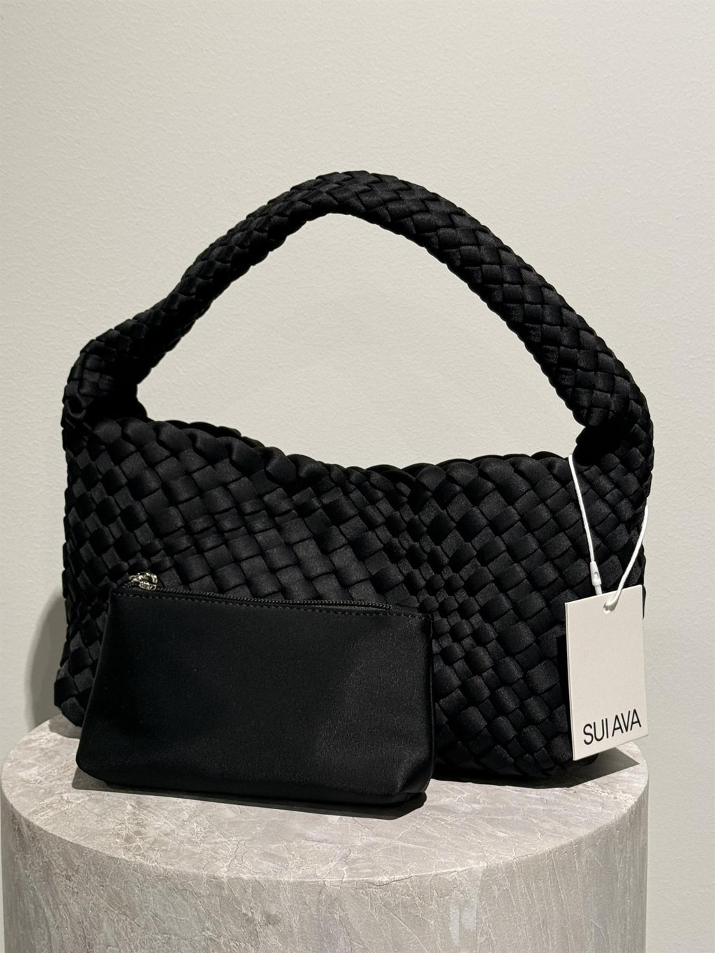 WOVEN MINI BAG + POUCH