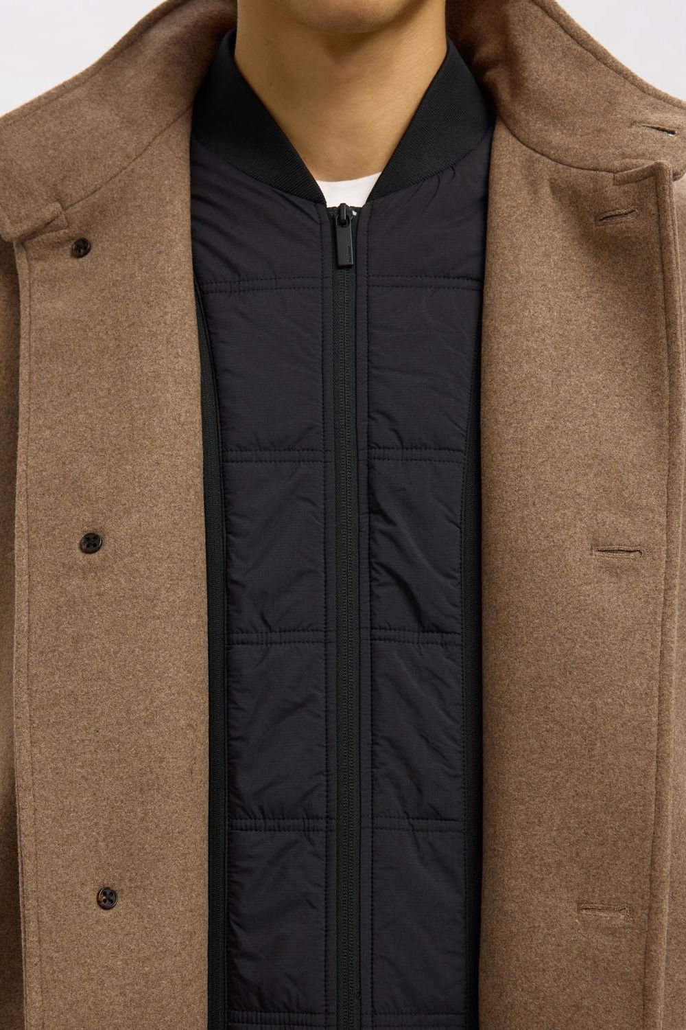 Slmrainar Wool Blend Coat Noos