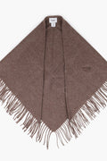 Nohr Oda Wool Triangle Fringe Scarf
