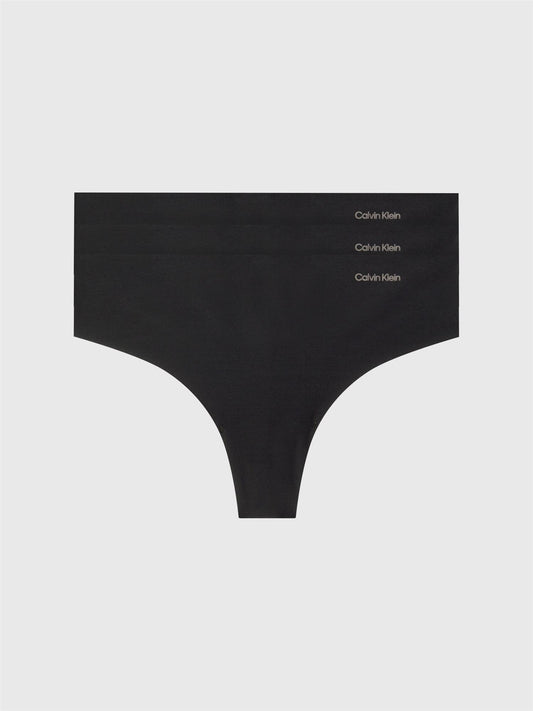 3 pk Thong Black / smoked logo