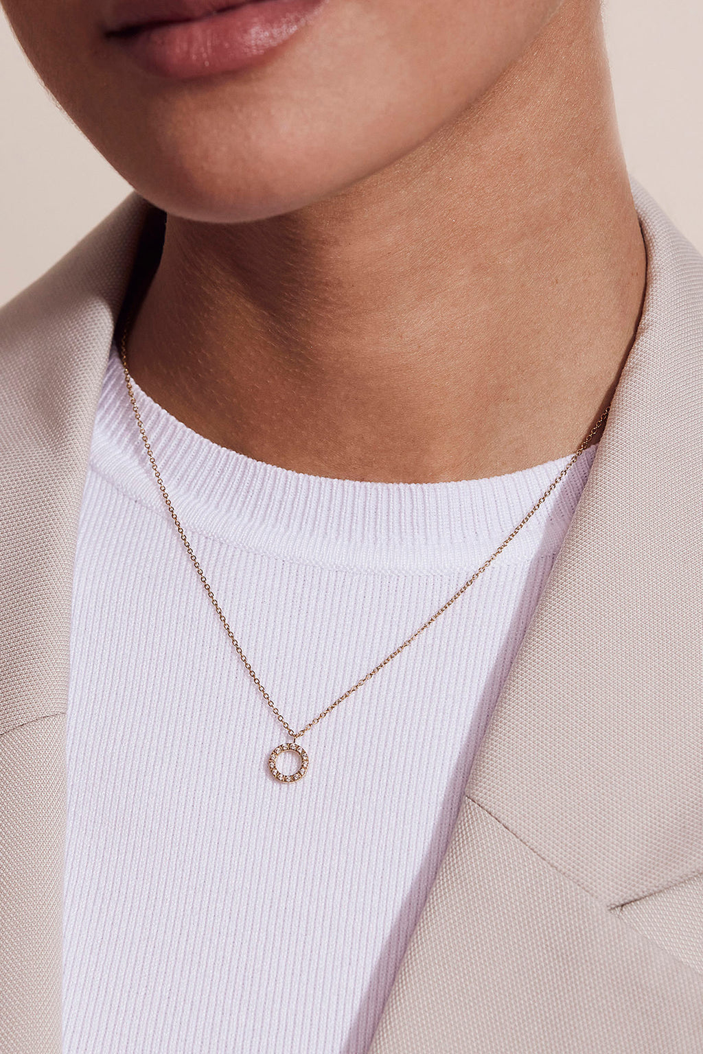 Glow Necklace Mini Gold