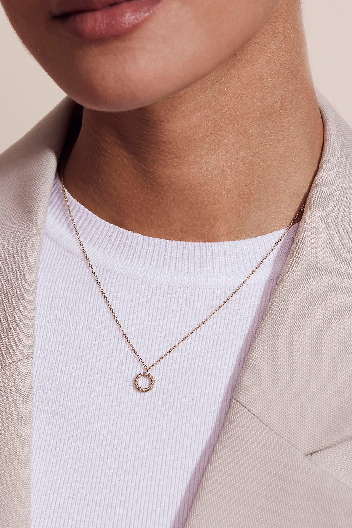 Glow Necklace Mini Gold