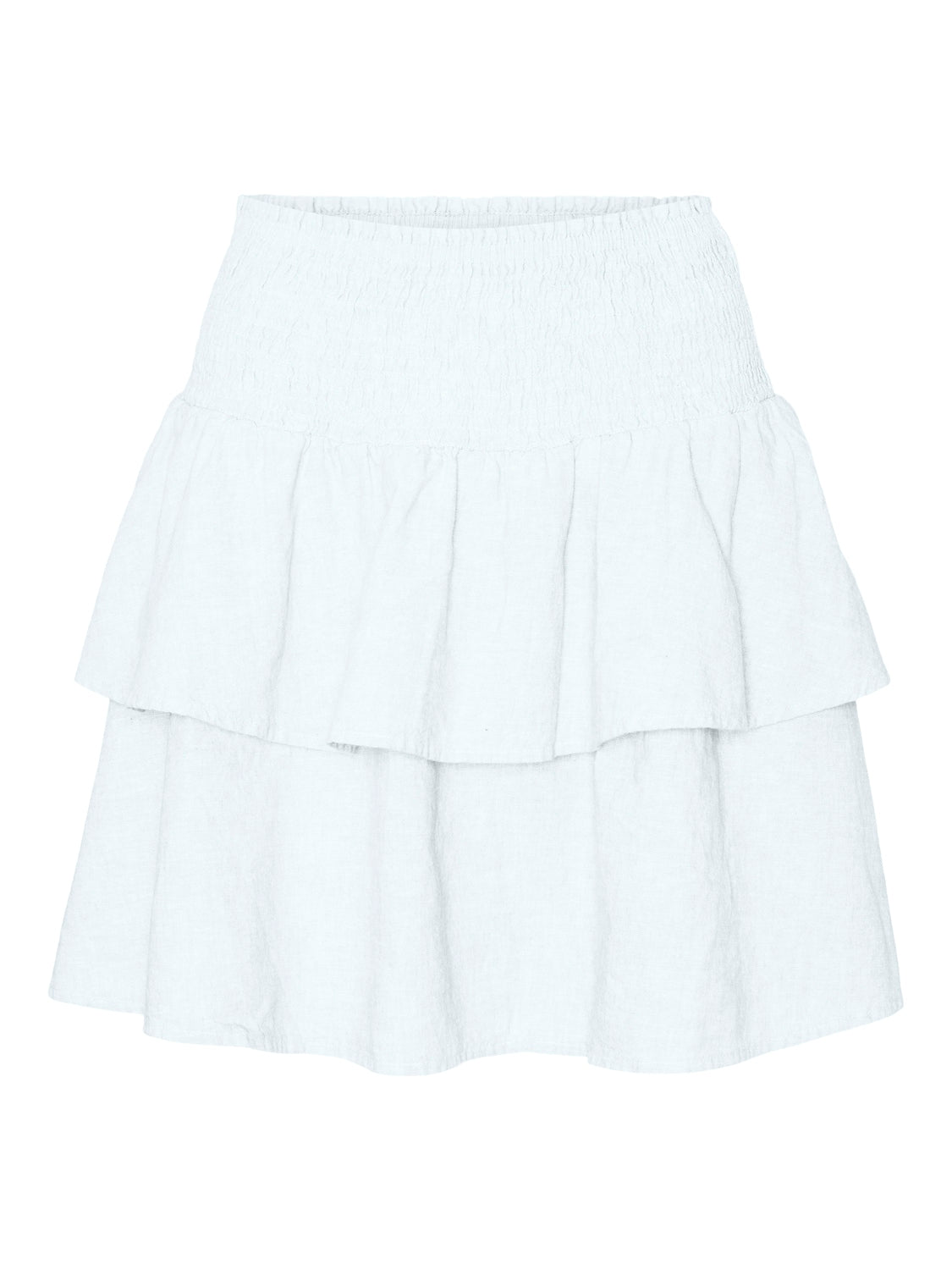 VMLUNA smock kort skjørt White