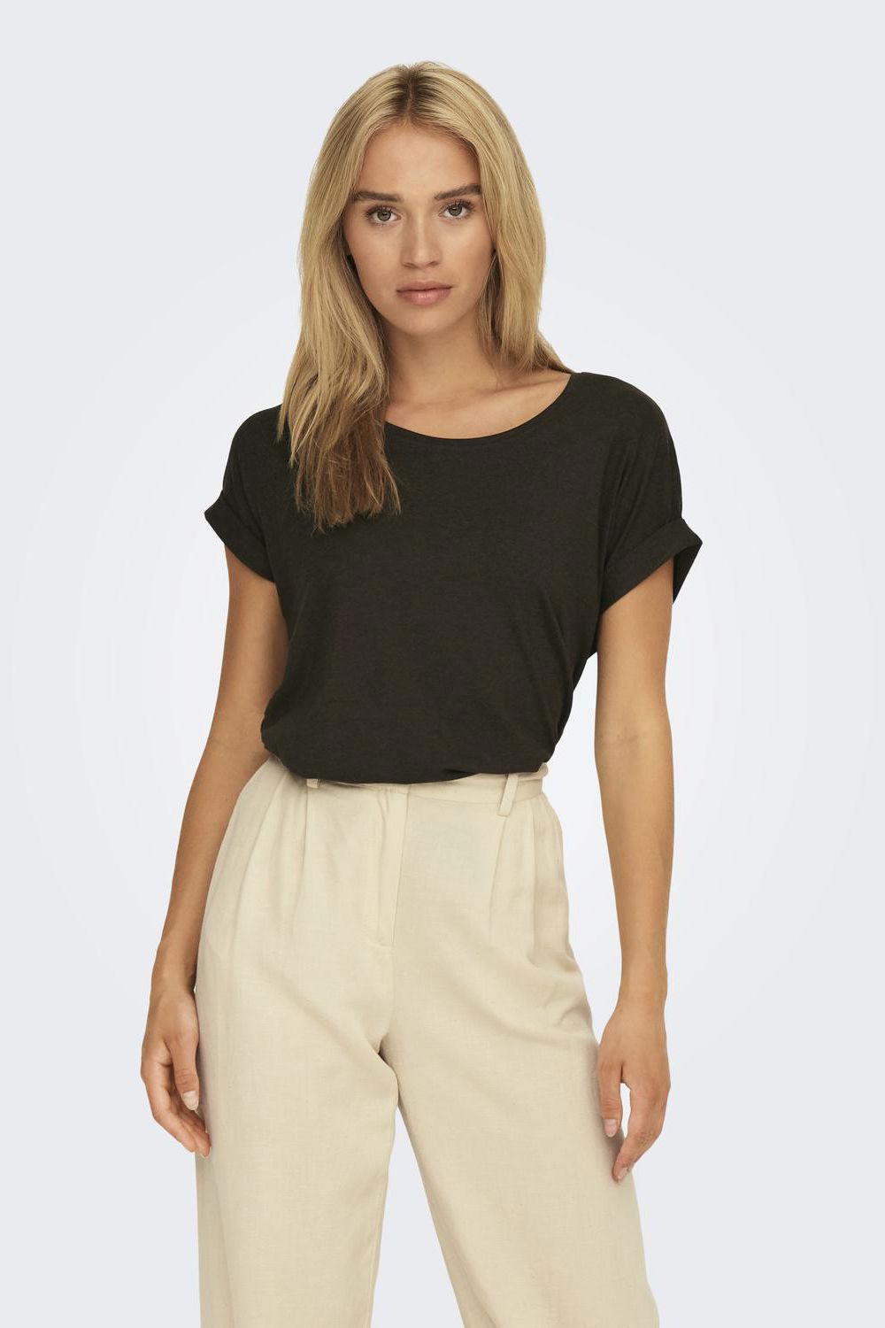 Onlmoster S/s O-Neck Top Noos Jrs