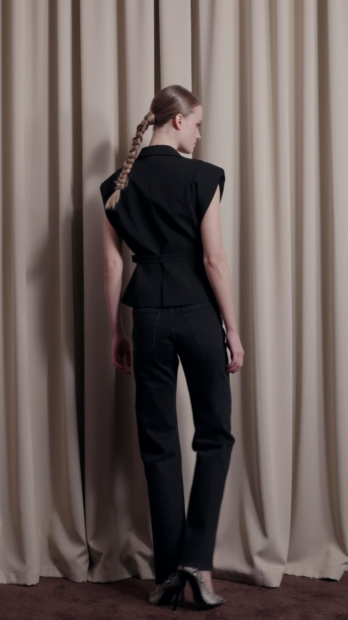 Beverly Waistcoat - black