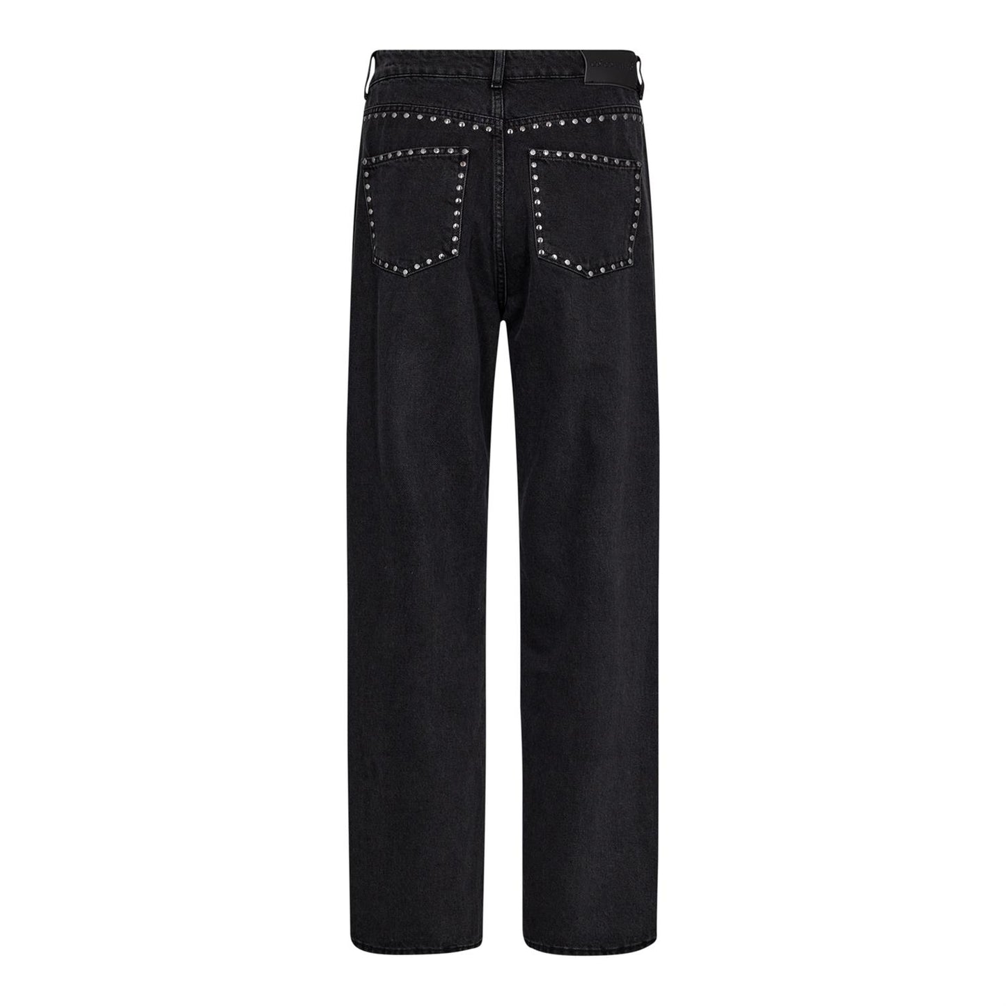 New Vika CC Stud Jeans svart