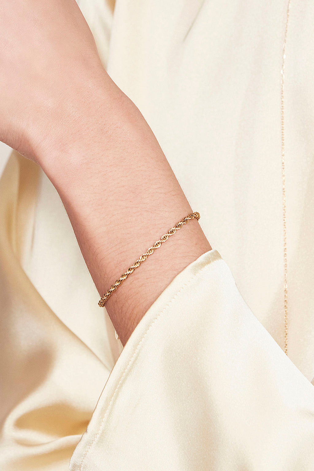 Rope Chain Bracelet Gold
