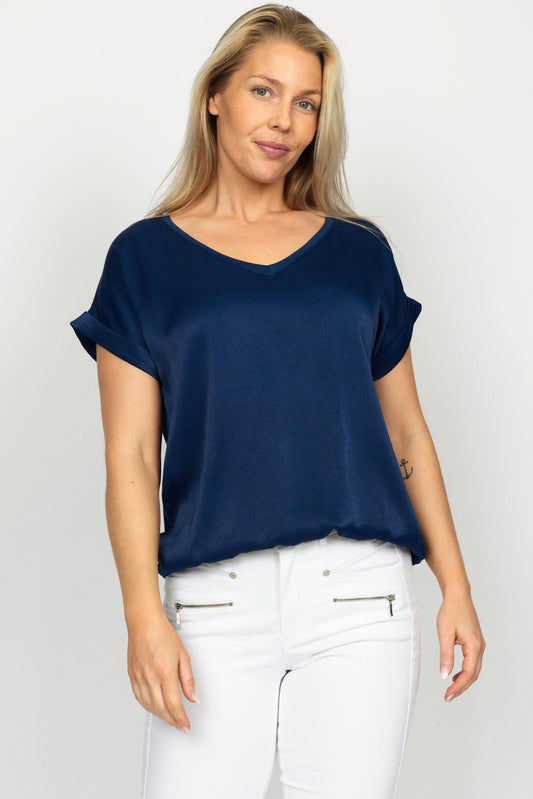 Mumbaia T-shirt Blouse navy