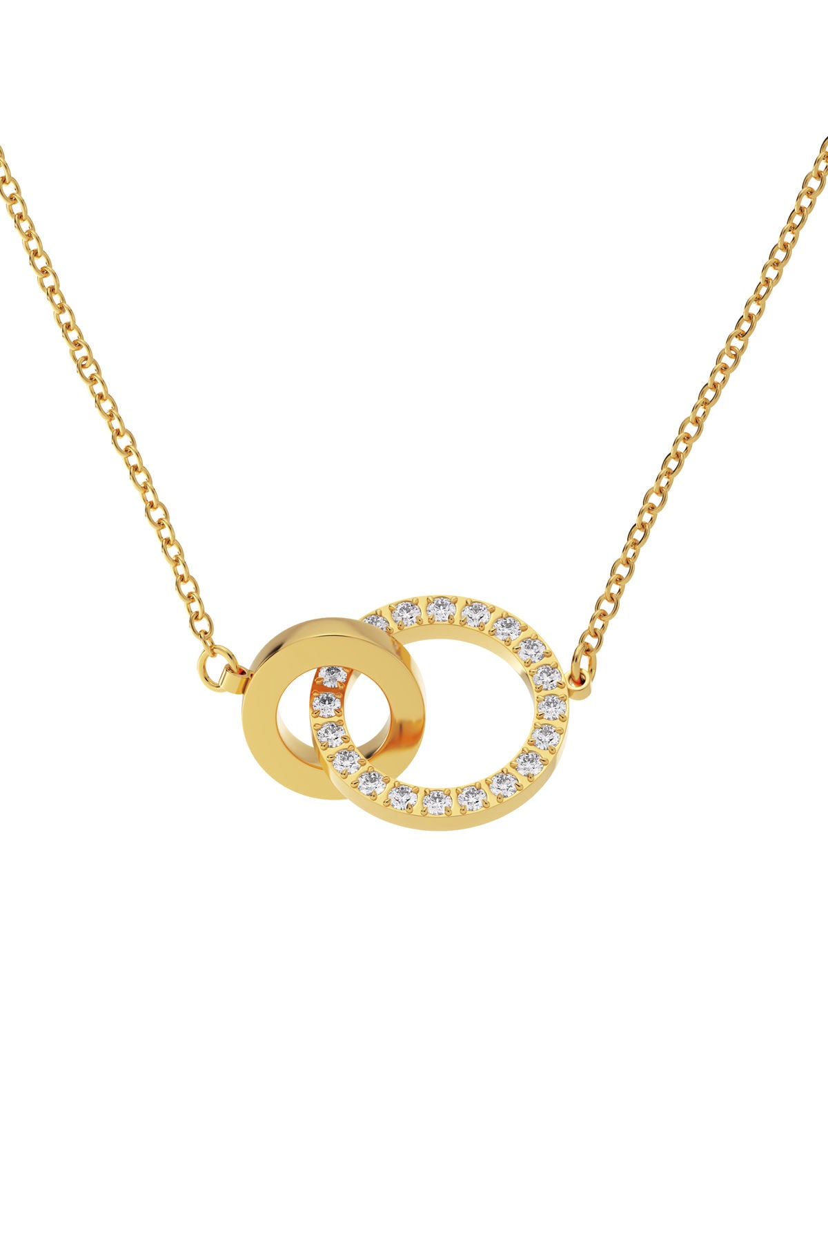 Eternal Orbit Necklace Gold