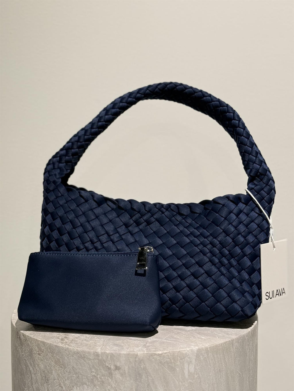 WOVEN MINI BAG + POUCH