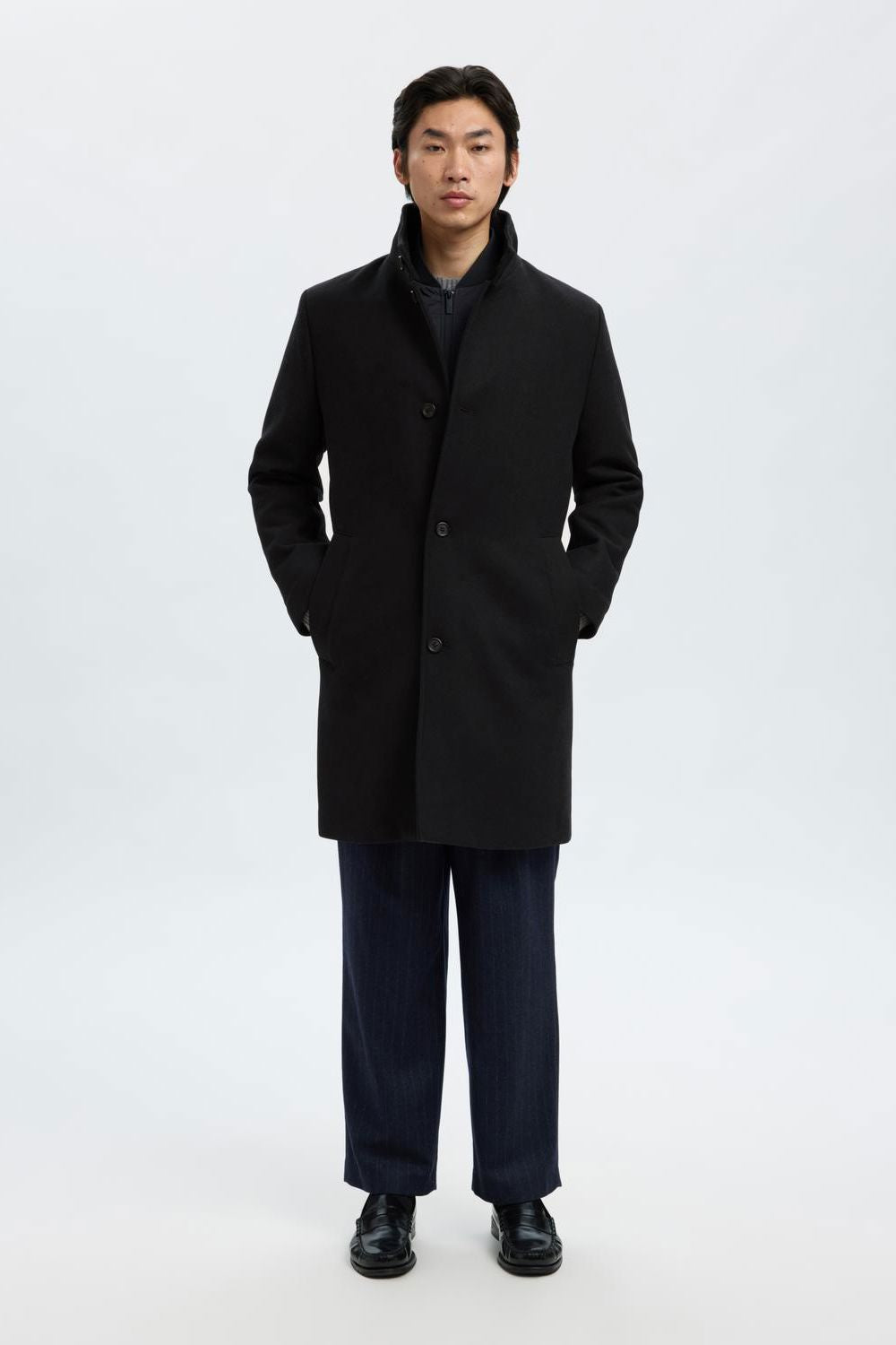 Slmrainar Wool Blend Coat Noos