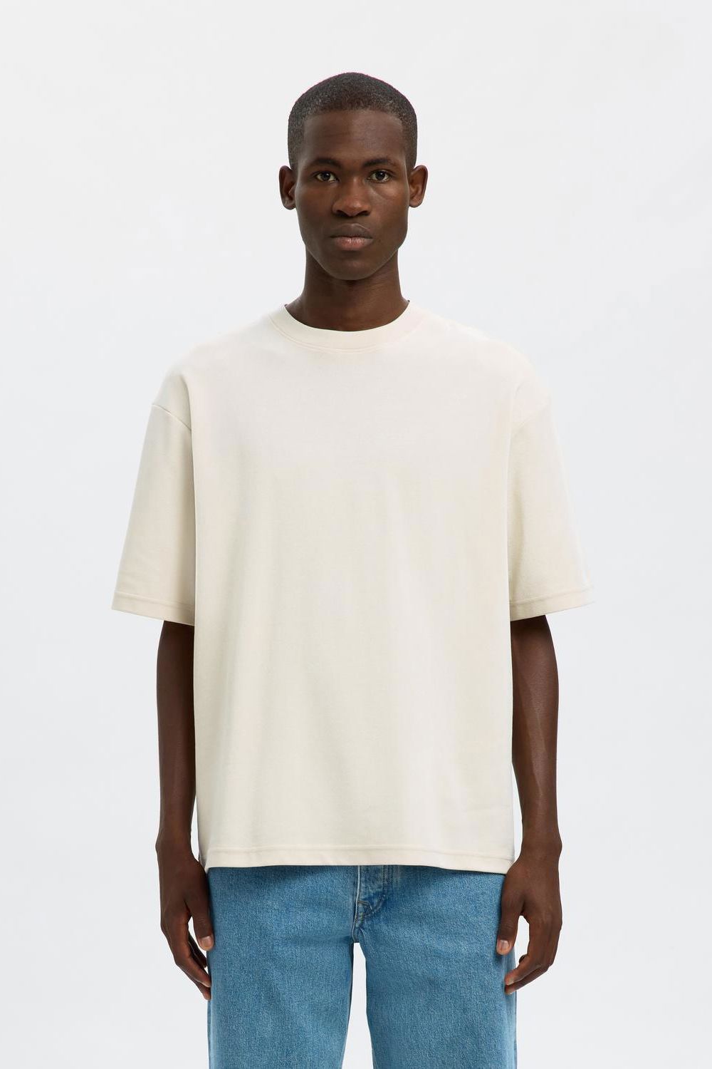Slmlooseoscar Ss O-Neck Tee Noos